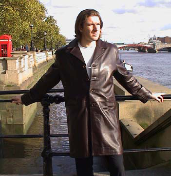 Mens - Leather Coat